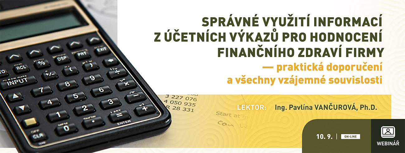 Vančurová - Účetní výkazy