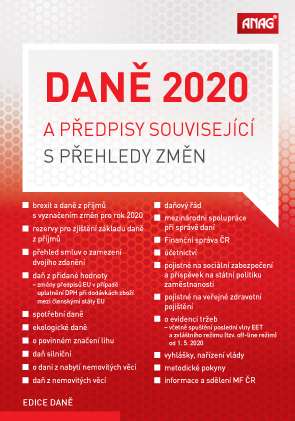 DANĚ 2020 A PŘEDPISY SOUVISEJÍCÍ