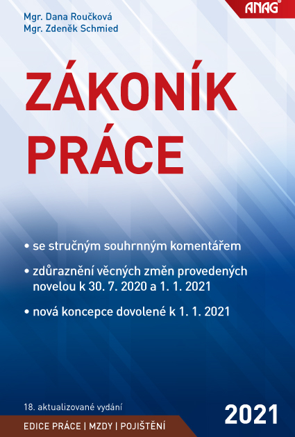 ZÁKONÍK PRÁCE 2021 ANAG