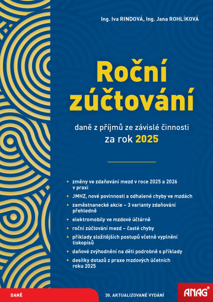 Obálka knihy ROČNÍ ZÚČTOVÁNÍ DANĚ Z PŘÍJMŮ ZE ZÁVISLÉ ČINNOSTI...ZA 2025 od autora Rindová Iva, Rohlíková Jana
