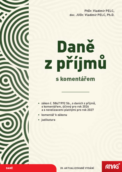 Obálka knihy DANĚ Z PŘÍJMŮ S KOMENTÁŘEM  (20. VYDÁNÍ) od autora Pelc V.,  Pelc V.