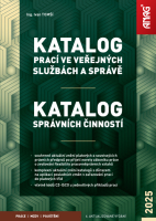 Katalog prací ve veřejných službách a správě; Katalog správních činností 2025