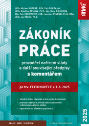 Zákoník práce, prováděcí nařízení vlády a další související předpisy s komentářem 2025
