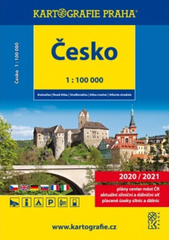 Autoatlas Česko 1:100 000 (12. vydání) 2020/2021
