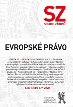 Soubor zákonů Evropské právo. Stav ke dni 1.9.2020