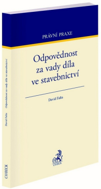 Odpovědnost za vady díla ve stavebnictví (PP165)