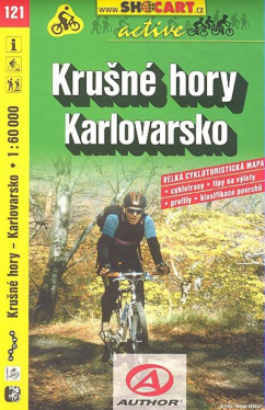 Krušné hory, Karlovarsko 121/ cyklomapa SHOCart