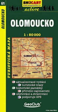 Olomoucko 061/ Turistická mapa SHOCart