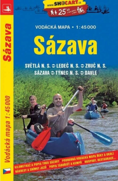 Sázava / Vodácká mapa