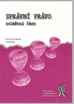 Správní právo - zvláštní část