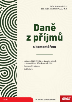 Daně z příjmů s komentářem 2026